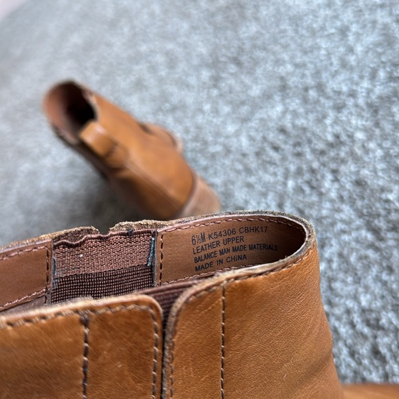 Kork-Ease leather pull on boots